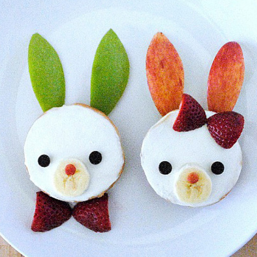 Easter Bunny Bagels